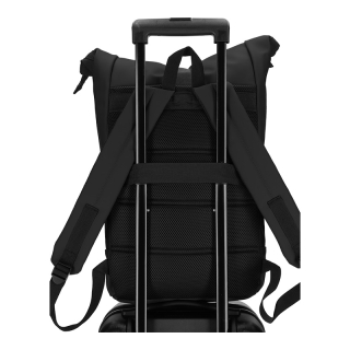 Norlander Dull PU Rol Rugtas Eco Lining Zwart 29061 4