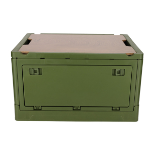 Norlander Krat Met Houten Deksel Koeltas Groen 29032 2