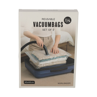 Norlander Vacuuemzakken 60x40cm set van 2 29054 3 Norlander Vacuuemzakken 60x40cm set van 2 29054 3