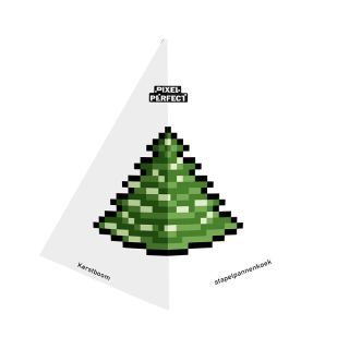 Pixel perfect Kerstboom stapelpannenkoek 9724