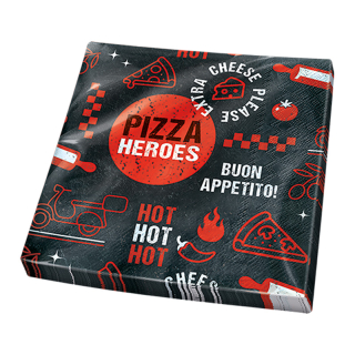 Pizza Heroes Servetten 20 stuks 97952 Pizza Heroes Servetten 20 stuks 97952