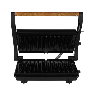 ROQUET Contactgrill Roots Zwart 41012 1 ROQUET Contactgrill Roots Zwart 41012 1