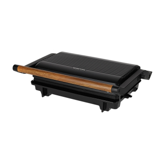 ROQUET Contactgrill Roots Zwart 41012 2 ROQUET Contactgrill Roots Zwart 41012 2