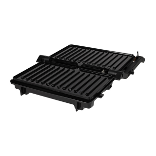 ROQUET Contactgrill Roots Zwart 41012 4 ROQUET Contactgrill Roots Zwart 41012 4