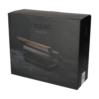 ROQUET Contactgrill Roots Zwart 41012 6 ROQUET Contactgrill Roots Zwart 41012 6