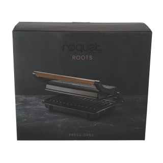 ROQUET Contactgrill Roots Zwart 41012 7 ROQUET Contactgrill Roots Zwart 41012 7