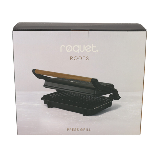 ROQUET Contactgrill Roots Zwart 41012 9 ROQUET Contactgrill Roots Zwart 41012 9