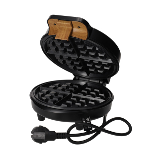 ROQUET Wafelijzer Roots Zwart 41010 2 ROQUET Wafelijzer Roots Zwart 41010 2