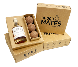 Relatiegeschenk Mates Rum Chocoladeballen