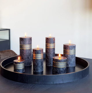 Riverdale kaarsen wave zwart