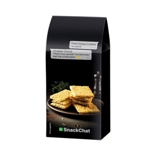 SnackChat Kaaskoekjes Cheddar 62514 SnackChat Kaaskoekjes Cheddar 62514