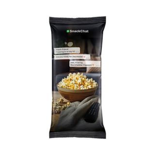 SnackChat Popcorn Cheddar 92804 SnackChat Popcorn Cheddar 92804