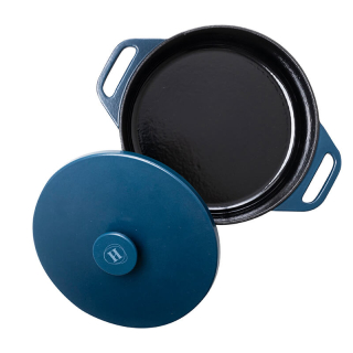 braadpan o24 cm gietiijzer hugo kennis 1